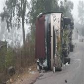himgirisamachar:Tourist-bus-overturns-in-HPs-Bilaspur-16-injured